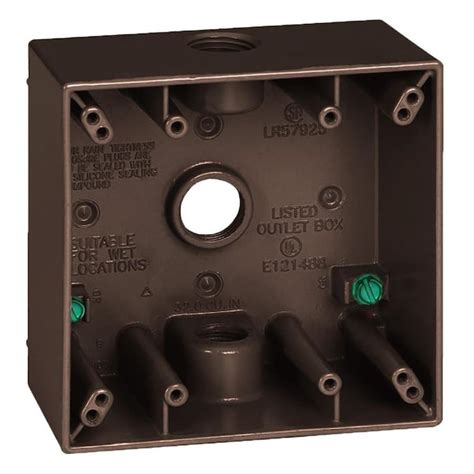 2 gang weatherproof electrical outlet box|2 gang weatherproof deep box.